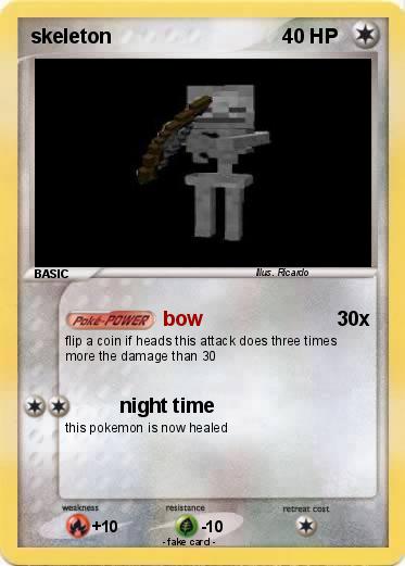 Pokemon skeleton