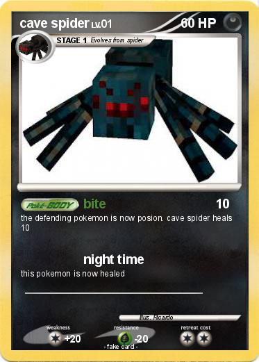 Pokemon cave spider