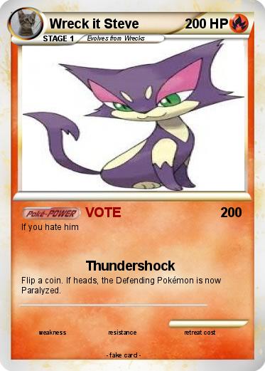 Pokemon Wreck it Steve