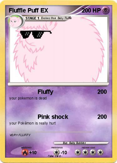 Pokemon Fluffle Puff EX