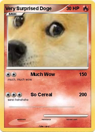 Pokemon Very Surprised Doge