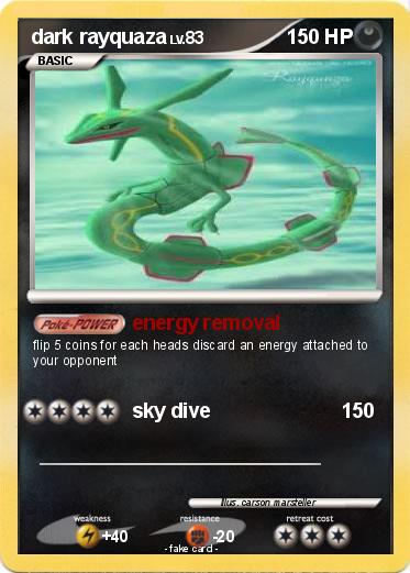 Pokemon dark rayquaza