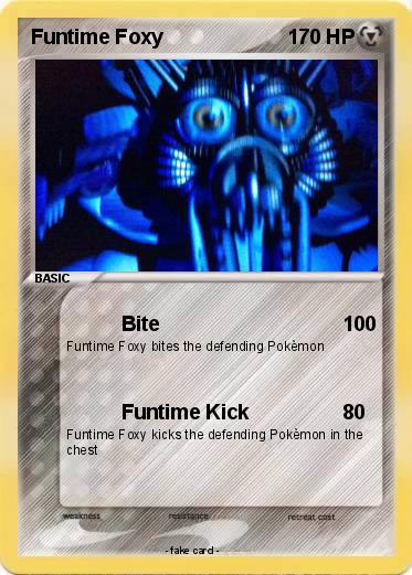 Pokemon Funtime Foxy