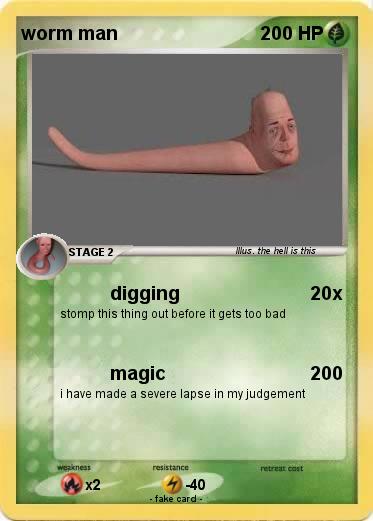Pokemon worm man