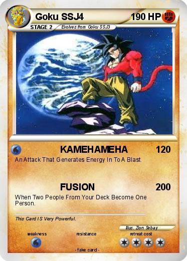 Pokemon Goku SSJ4