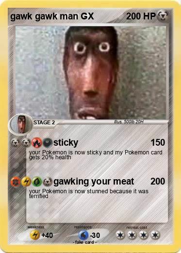 Pokemon gawk gawk man GX