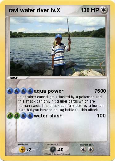 Pokemon ravi water river lv.X