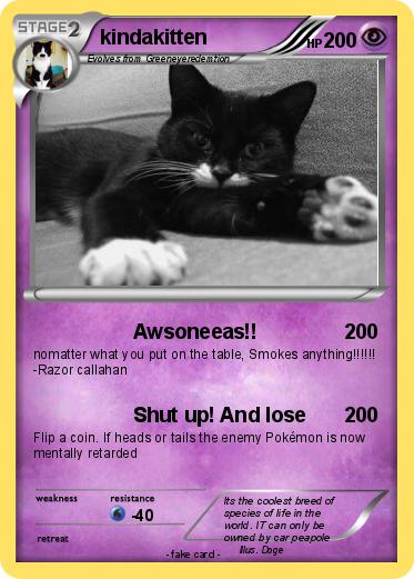 Pokemon kindakitten