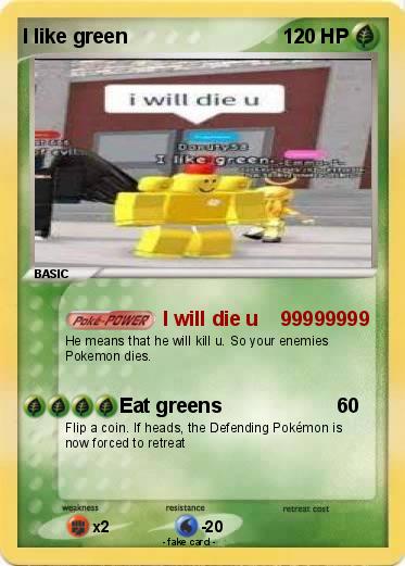 Pokemon I like green