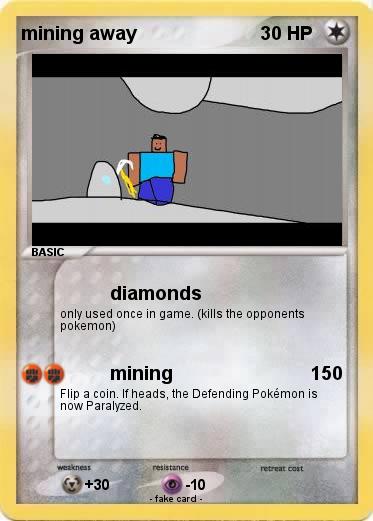 Pokemon mining away