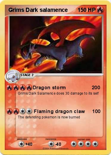Pokemon Grims Dark salamence 