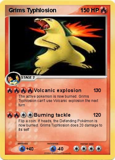Pokemon Grims Typhlosion 