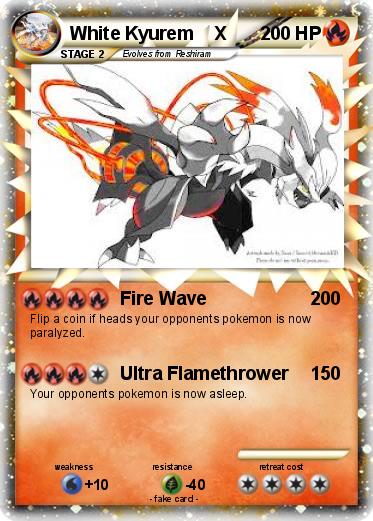 Pokemon White Kyurem    X