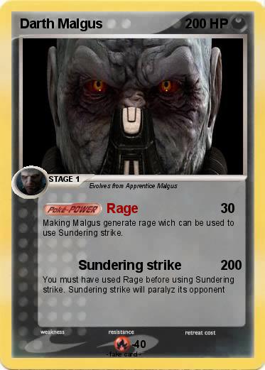 Pokemon Darth Malgus
