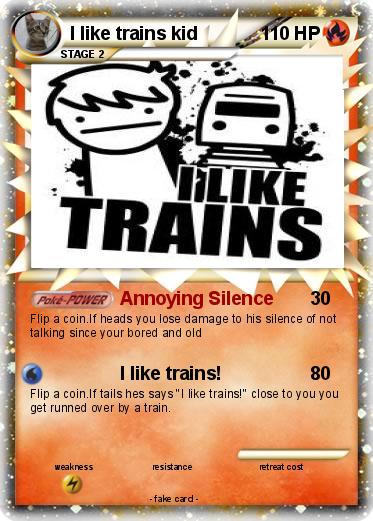 Pokemon I like trains kid