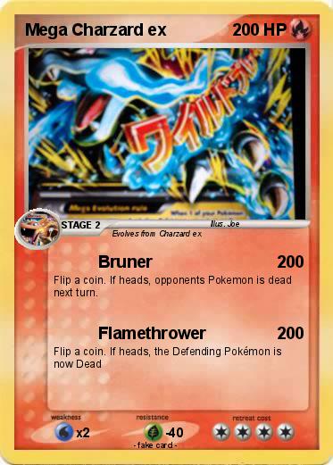 Pokemon Mega Charzard ex