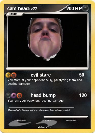 Pokemon cam head