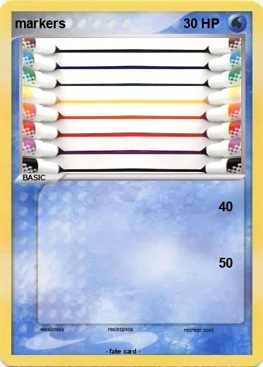 Pokemon markers