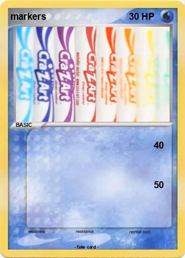 Pokemon markers
