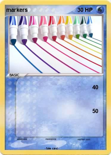 Pokemon markers