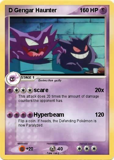 Pokemon D Gengar Haunter