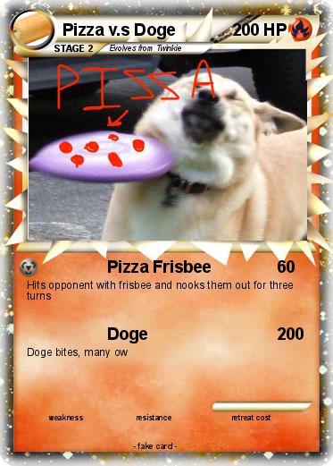Pokemon Pizza v.s Doge
