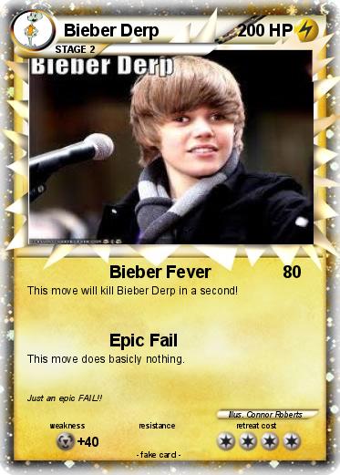 Pokemon Bieber Derp