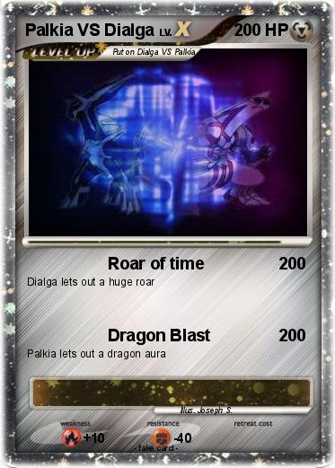 Pokemon Palkia VS Dialga