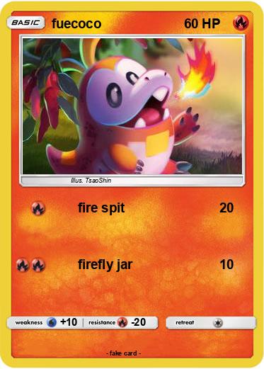 Pokemon fuecoco
