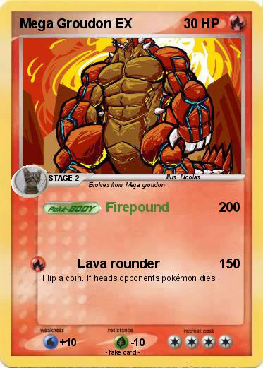 Pokemon Mega Groudon EX