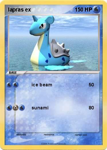 Pokemon lapras ex