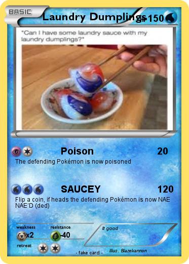 Pokemon Laundry Dumplings