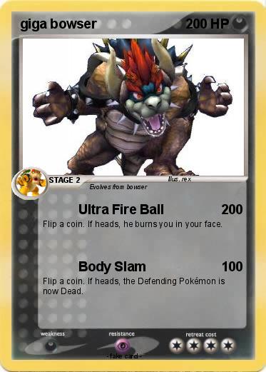 Pokemon giga bowser