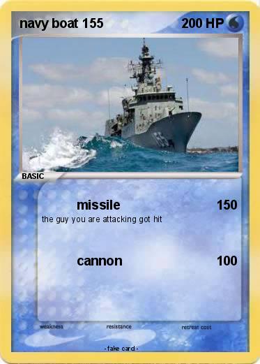 Pokemon navy boat 155