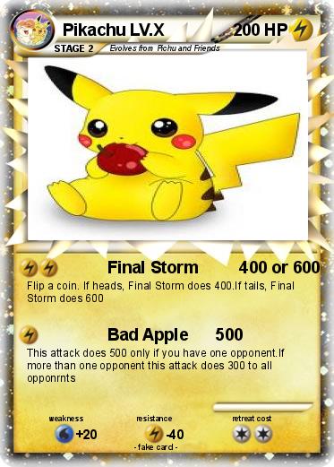 Pokemon Pikachu LV.X