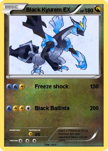 Pokemon Black Kyurem EX