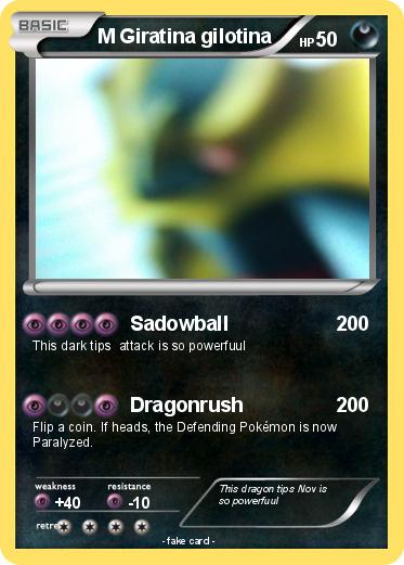 Pokemon M Giratina gilotina
