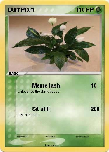 Pokemon Durr Plant