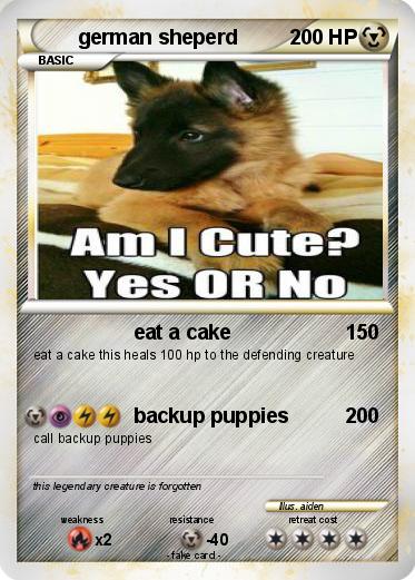 Pokemon german sheperd
