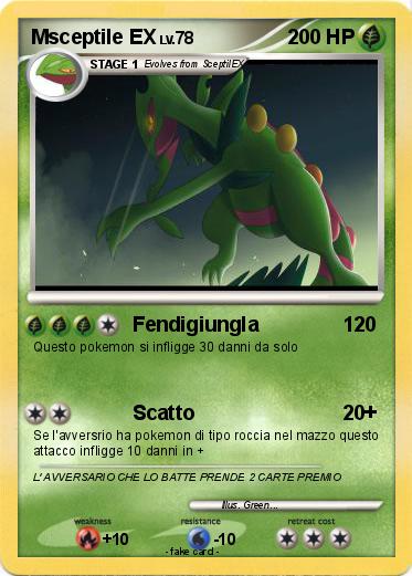 Pokemon Msceptile EX
