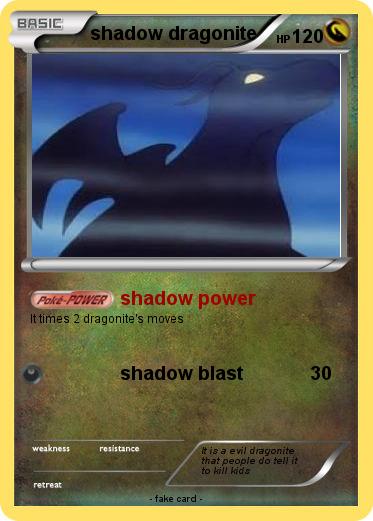 Pokemon shadow dragonite