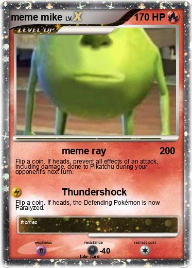 Pokemon meme mike