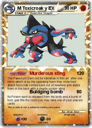 Pokemon M Toxicroak y EX