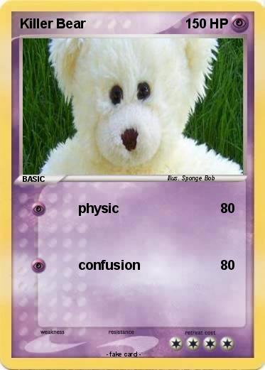 Pokemon Killer Bear