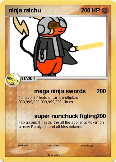 Pokemon ninja raichu