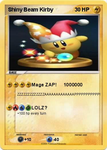 Pokemon Shiny Beam Kirby