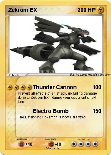 Pokemon Zekrom EX