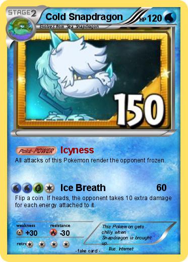 Pokemon Cold Snapdragon