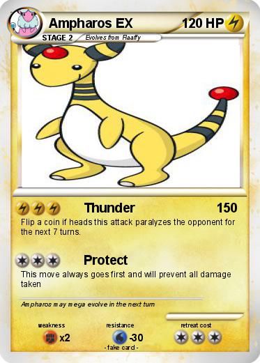 Pokemon Ampharos EX