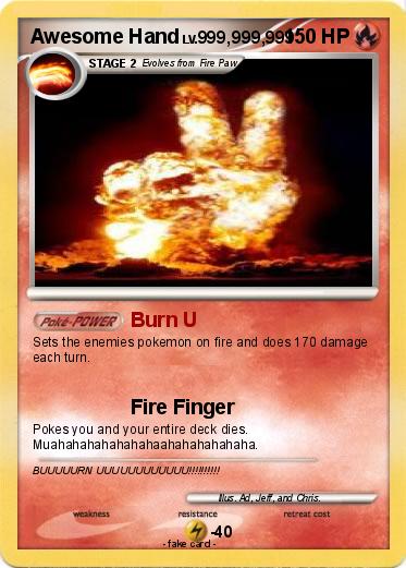 Pokemon Awesome Hand